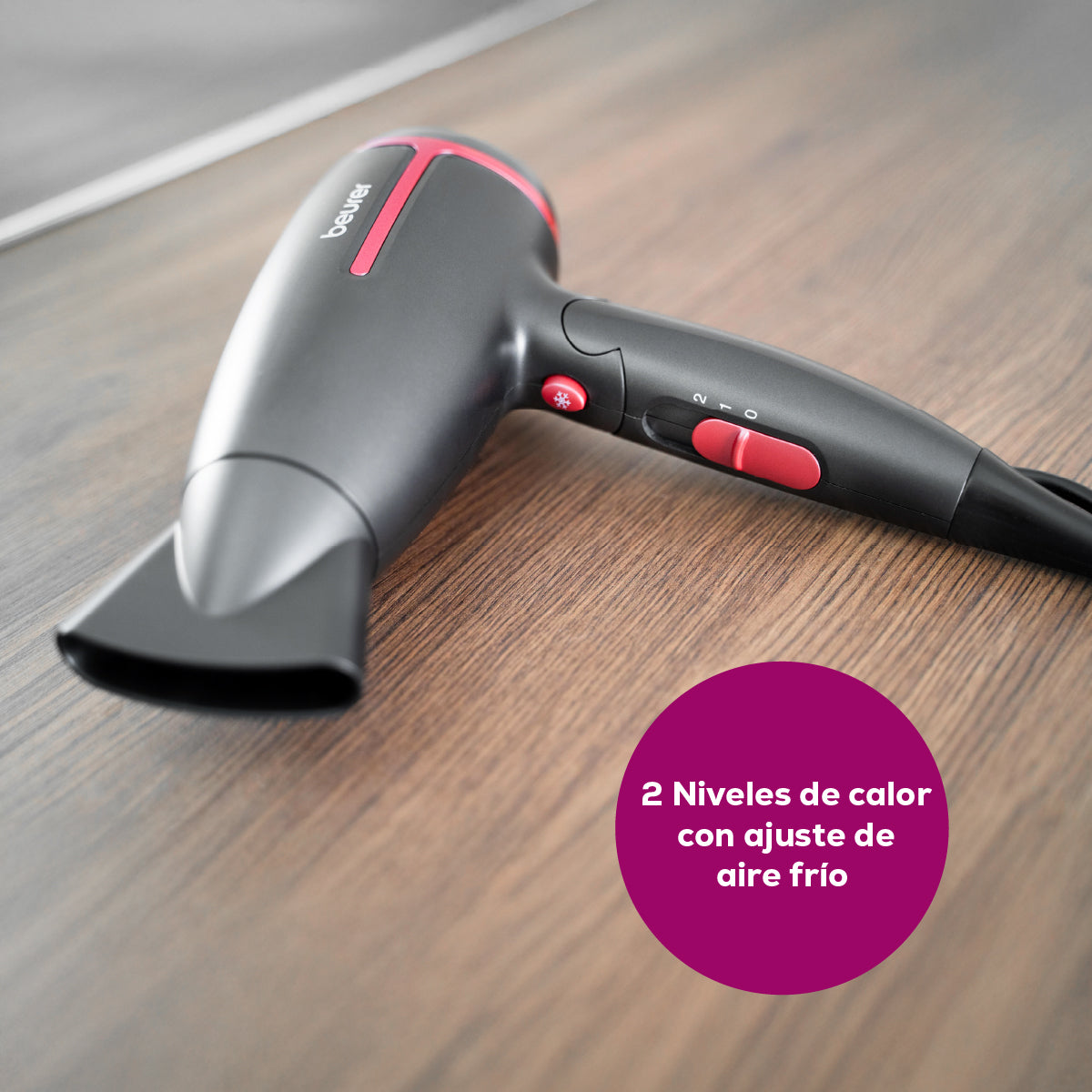 Secadora de cabello HC25BF2025 limited edition cherry - Marca Beurer