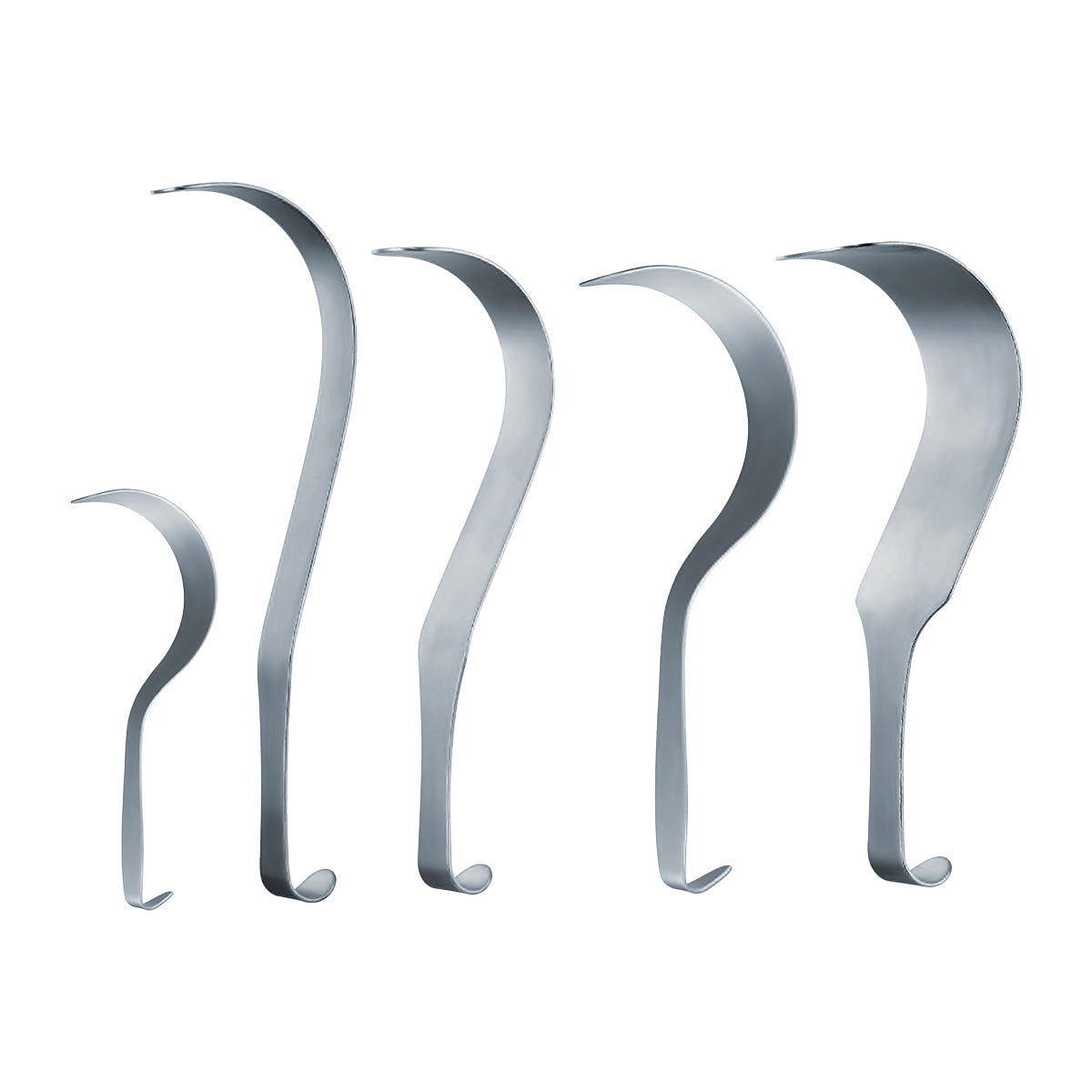 Retractor Deaver Acero Inoxidable | Retractor Quirúrgico Curvo | Marca Hergom Medical