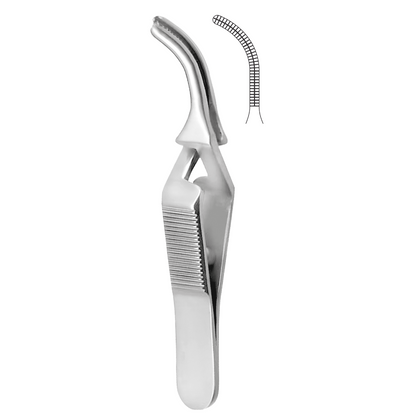 Pinza DeBakey Clip Atraumática de Acero Alemán