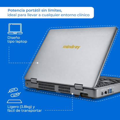 Ultrasonido Portátil MX6 con Tecnología ZST+ | Ecógrafo Profesional con Doppler y 3D/4D | Mindray