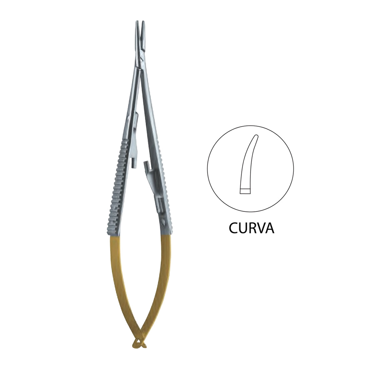 Pinza porta aguja Jacobson - Marca Hergom Medical
