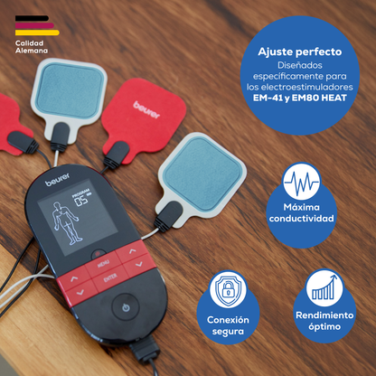 Parches Electrodos de respuesto para electroestimulador Beurer EM41 - Beurer