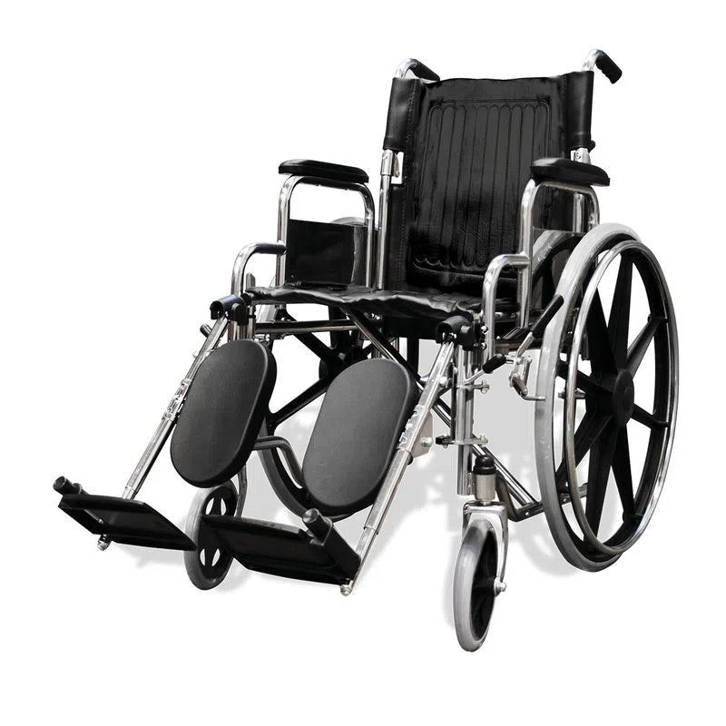 Silla de ruedas plegable con Elevación de Piernas | Marca Handy