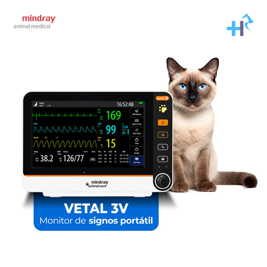 Monitor Veterinario Portátil Vetal 3 Mindray