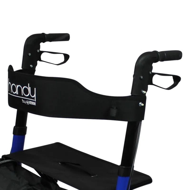 Andadera Plegable Híbrida con Ruedas, Asiento y Altura Regulable Handy