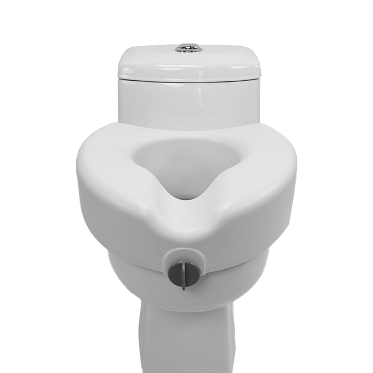 Asiento de inodoro con 12 cm de elevación estilo americano | soporte estable e instalación sencilla Handy