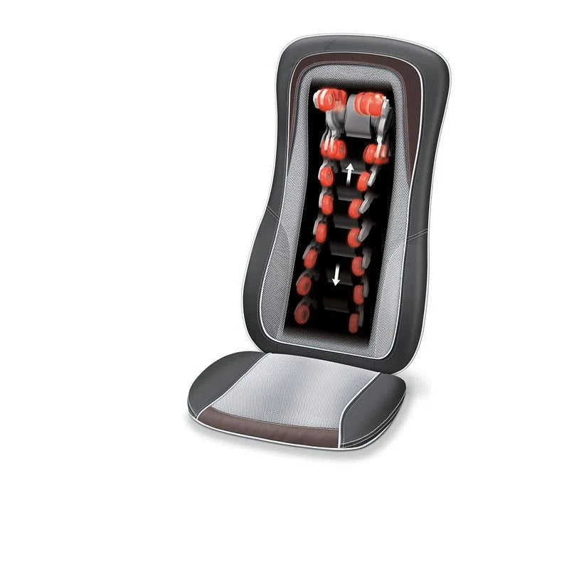 Asiento de Masaje Shiatsu PRO para Toda la Espalda, Escaneo Corporal, Cubierta Desmontable para Lavado y Función de Calor / MG300 Marca Beurer