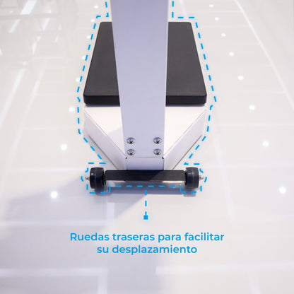 Báscula con Estadímetro de Alta Resistencia incluye plicometro de regalo Soporta Hasta 200 kg / Báscula de Acero MPS200B Marca Fith