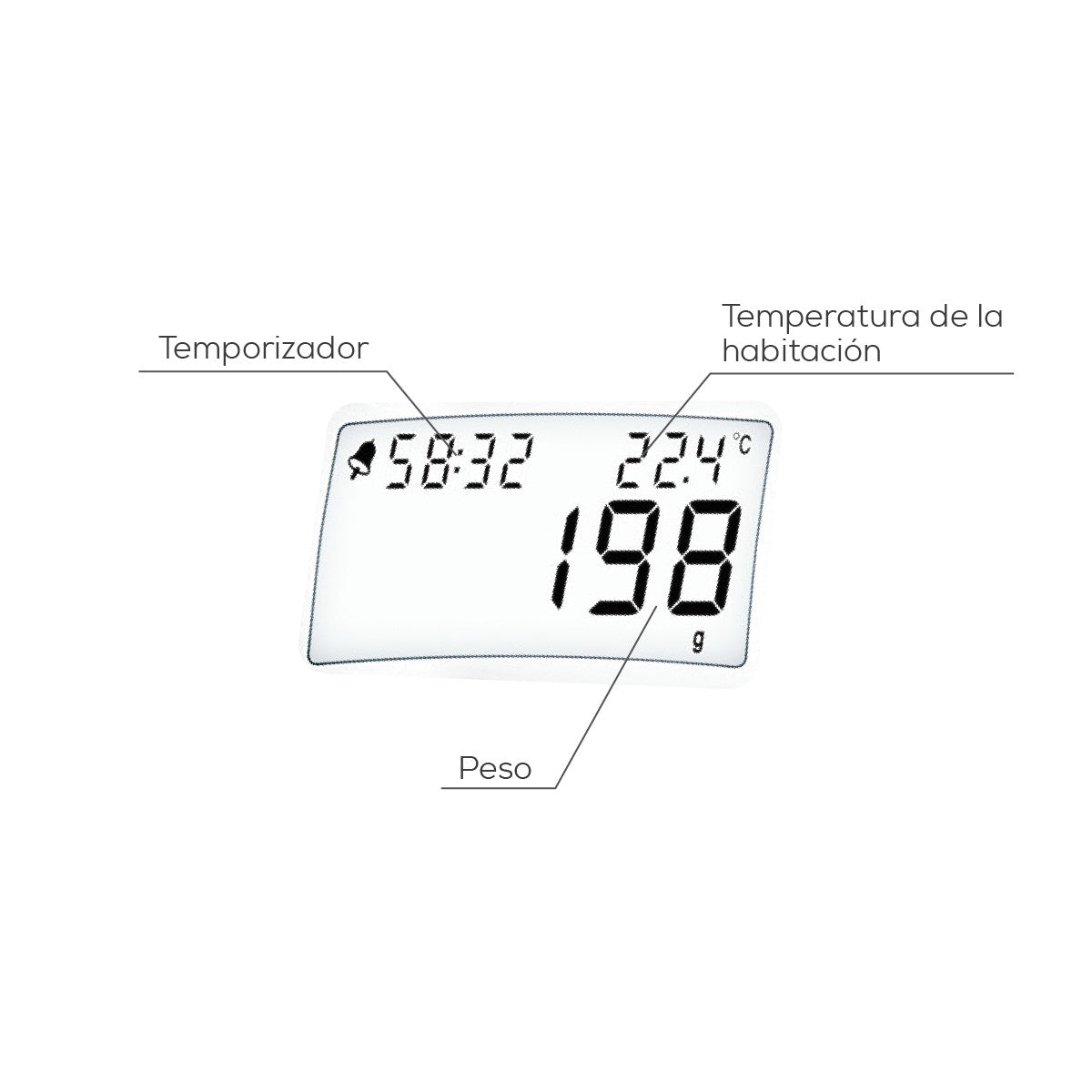 Báscula de Cocina KS54 Digital Gramera de Acero Inoxidable / KS54 Marca Beurer