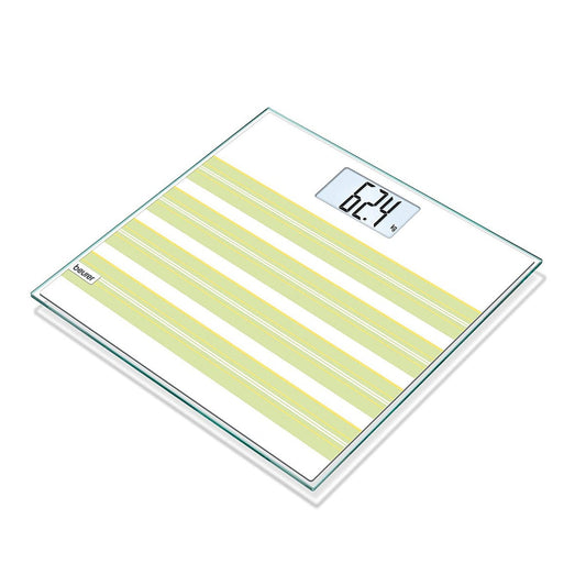 Báscula de Diagnóstico con Superficie de Vidrio, Mide IMC, Pantalla a Color, Encendido por Vibración / GS20-SEED Marca Beurer