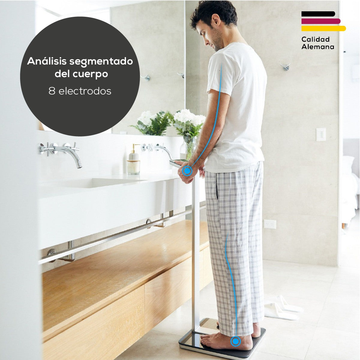 Báscula Diagnóstica BF1000 de Super Precisión con Análisis Segmentado del Cuerpo / Báscula de Bioimpedancia BF1000 Marca Beurer