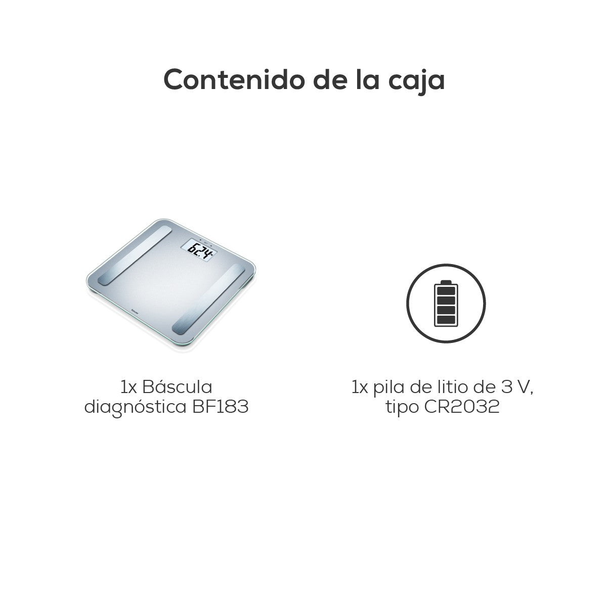 Báscula diagnóstica con pantalla extragrande BF183 Beurer