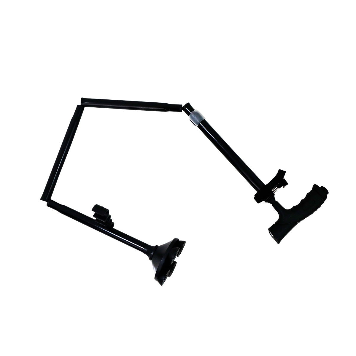Bastón de aluminio plegable con luz led y base de pie giratoria Handy