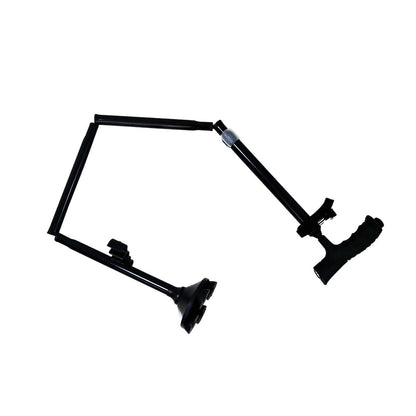 Bastón de aluminio plegable con luz led y base de pie giratoria Handy