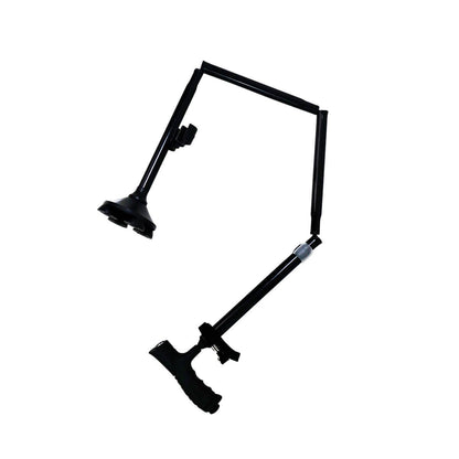 Bastón de aluminio plegable con luz led y base de pie giratoria Handy