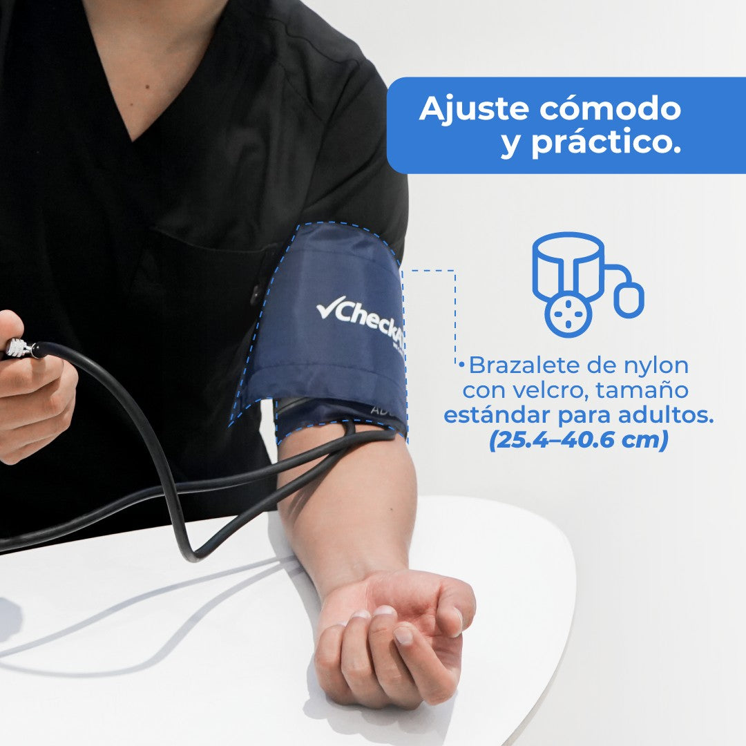 Baumanómetro Aneroide con Manómetro de Alta Calidad y Diseño Ergonómico Checkatek