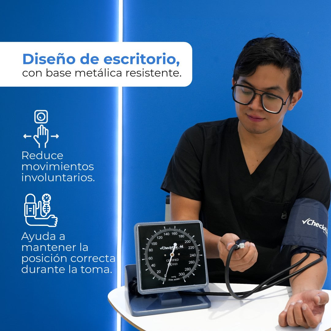Baumanómetro Aneroide con Manómetro de Alta Calidad y Diseño Ergonómico Checkatek