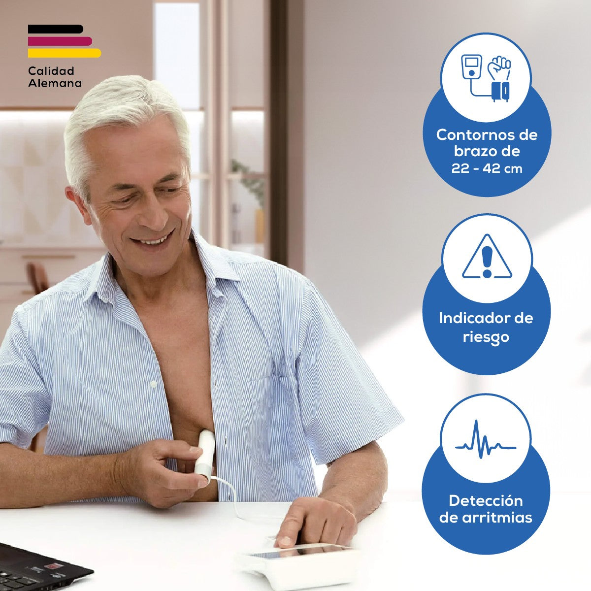 Baumanómetro digital brazo ECG | Presión Arterial y Pulso Beurer