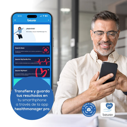 Baumanómetro digital brazo ECG | Presión Arterial y Pulso Beurer