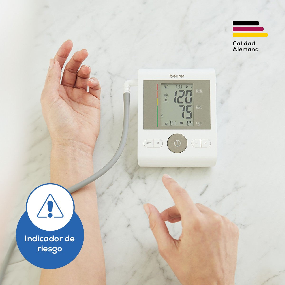 Baumanómetro Digital de Brazo Beurer hasta 42 cm Medición Automática BM28 Beurer