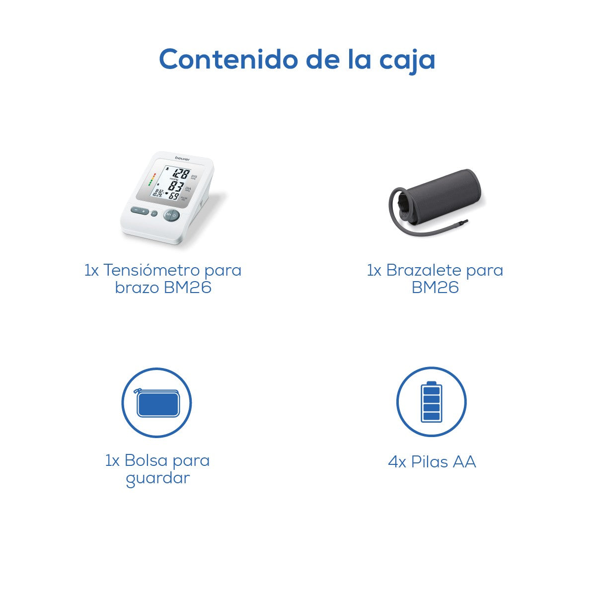 Baumanómetro Digital de Brazo BM26 | Monitor de Presión con Indicador de Riesgo y Detección de Ritmos Irregulares Beurer