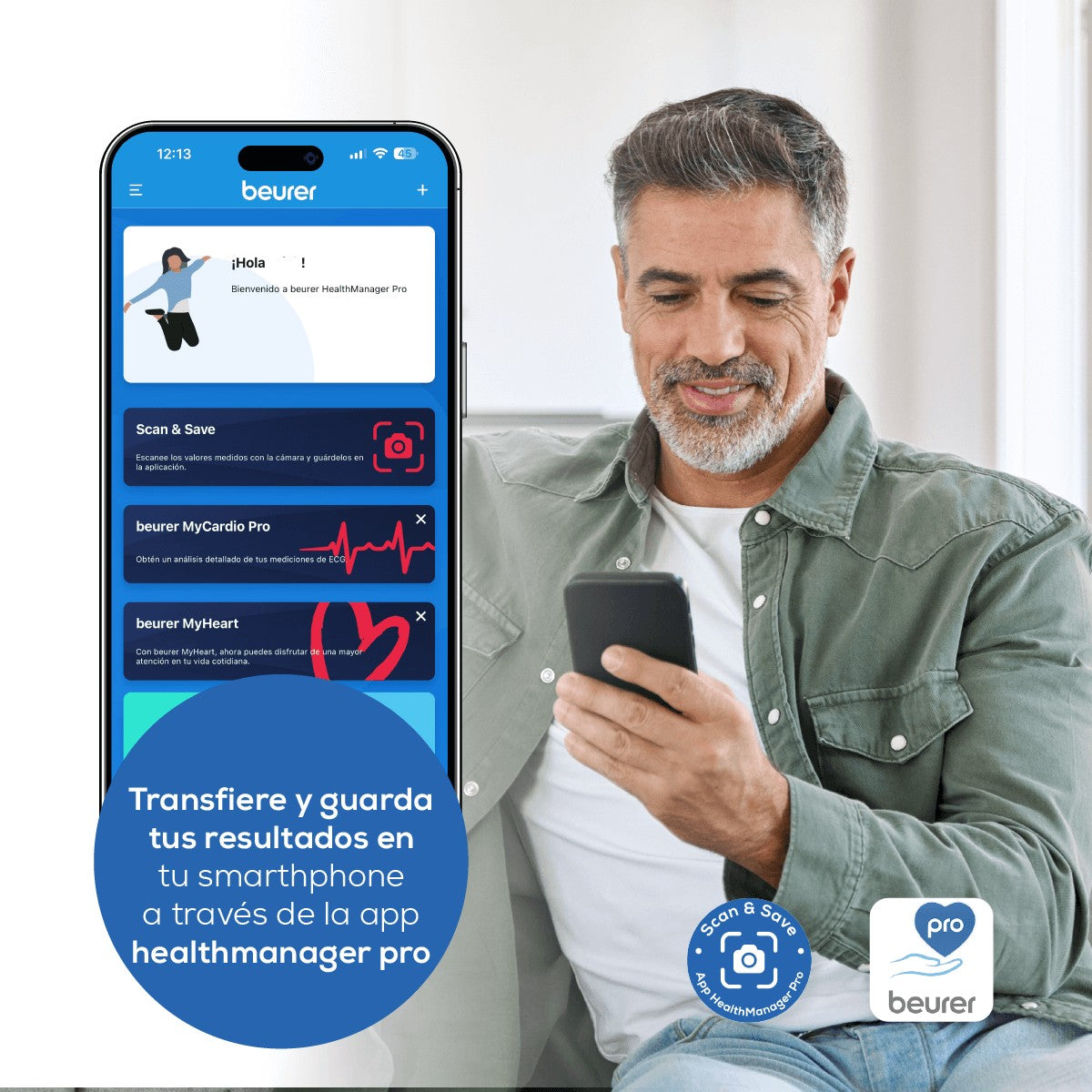 Baumanómetro digital de brazo BM53 Beurer