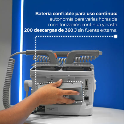 BeneHeart D3 Monitor 4 en 1 Desfibrilación Manual, DEA y Marcapasos / BeneHeart D3 Marca Mindray