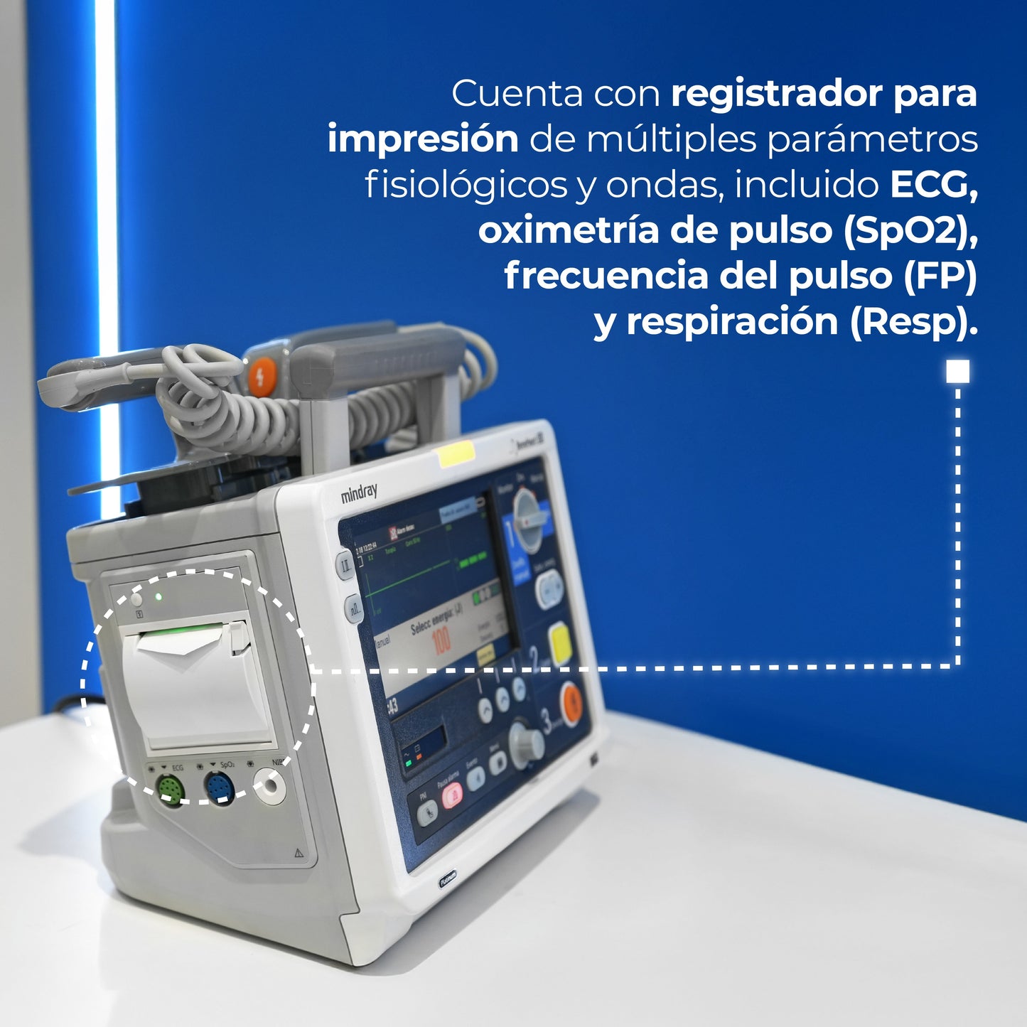 BeneHeart D3 Monitor 4 en 1 Desfibrilación Manual, DEA y Marcapasos / BeneHeart D3 Marca Mindray