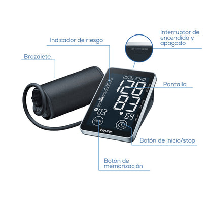 Beurer BM58 con pantalla XL y panel táctil