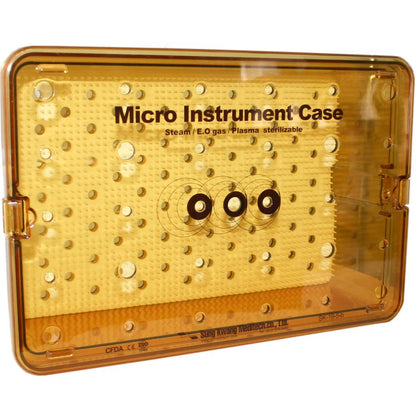 Caja de Esterilización para Micro Instrumental de 2 Niveles