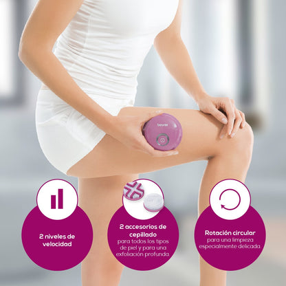 Cepillo corporal para limpieza en profundidad con mango extraíble FC55 Beurer