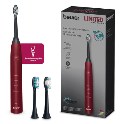 Cepillo de dientes eléctrico sónico SC30BF2025 limited edition cherry Beurer