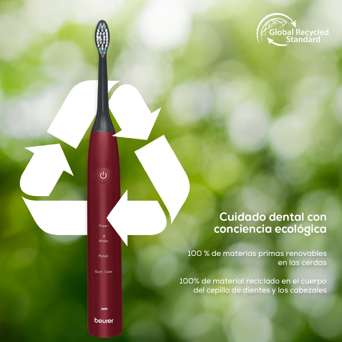 Cepillo de dientes eléctrico sónico SC30BF2025 limited edition cherry Beurer