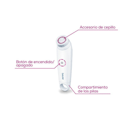 Cepillo Facial Limpiador Eléctrico Resistente al Agua que Proporciona una Limpieza 4 Veces Más Profunda que la Limpieza Manual / FC45 Marca Beurer