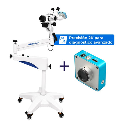 Colposcopio con Brazo Pantográfico LED + Colpocámara HDMI 2K - Kit Colposcopio CO-LED1 Marca Microgyn