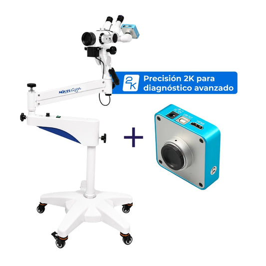 Colposcopio con Brazo Pantográfico LED + Colpocámara HDMI 2K - Kit Colposcopio CO-LED1 Marca Microgyn