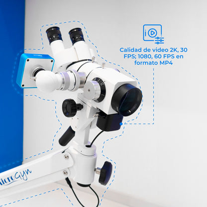 Colposcopio con Brazo Pantográfico LED + Colpocámara HDMI 2K - Kit Colposcopio CO-LED1 Marca Microgyn