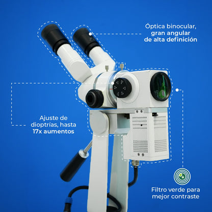 Colposcopio de pedestal con luz LED MicroGyn