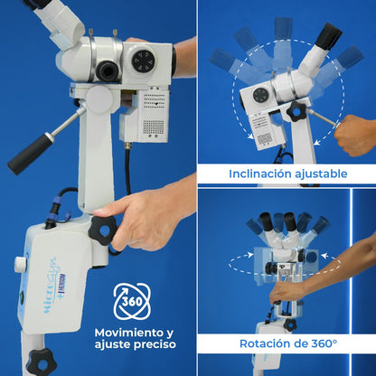 Colposcopio de pedestal con luz LED MicroGyn