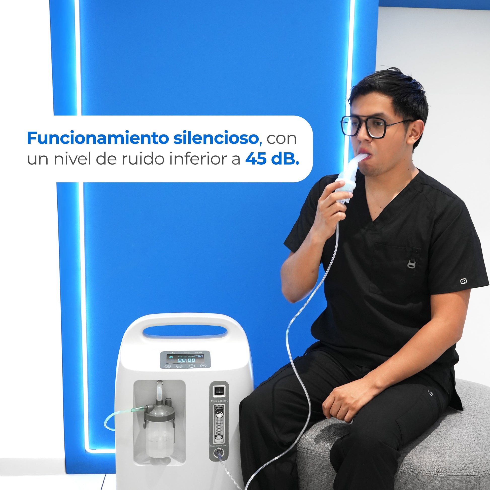 Concentrador de Oxígeno 5 L OL V5S – Equipo de Flujo de Aire (Uso General) Handy