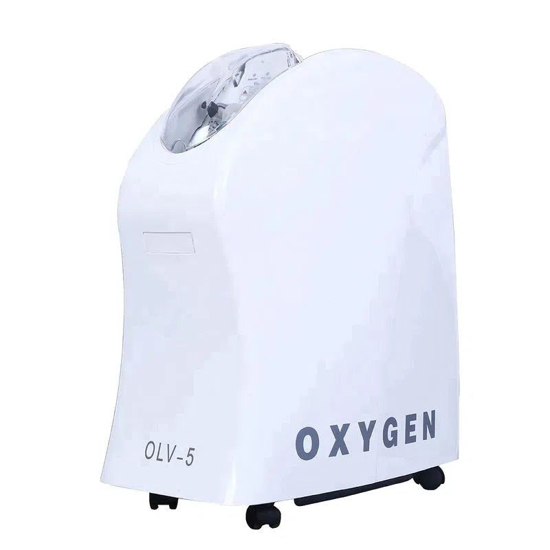 Concentrador de Oxígeno 5L Grado Médico | Flujo Ajustable Handy