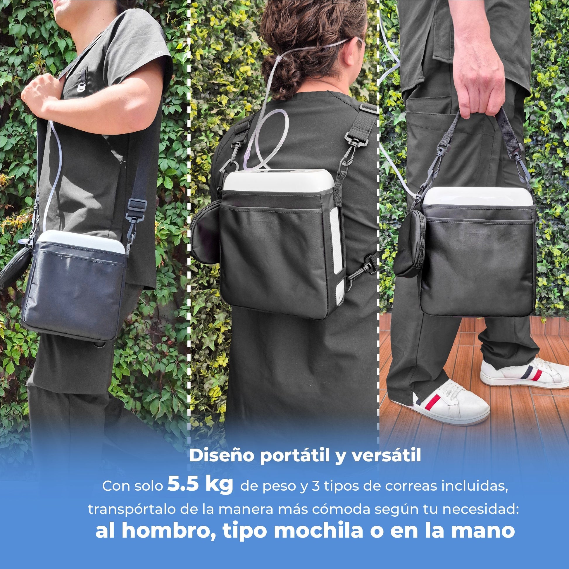Concentrador de Oxígeno Portátil 6 L/min 8F-2A) Handy