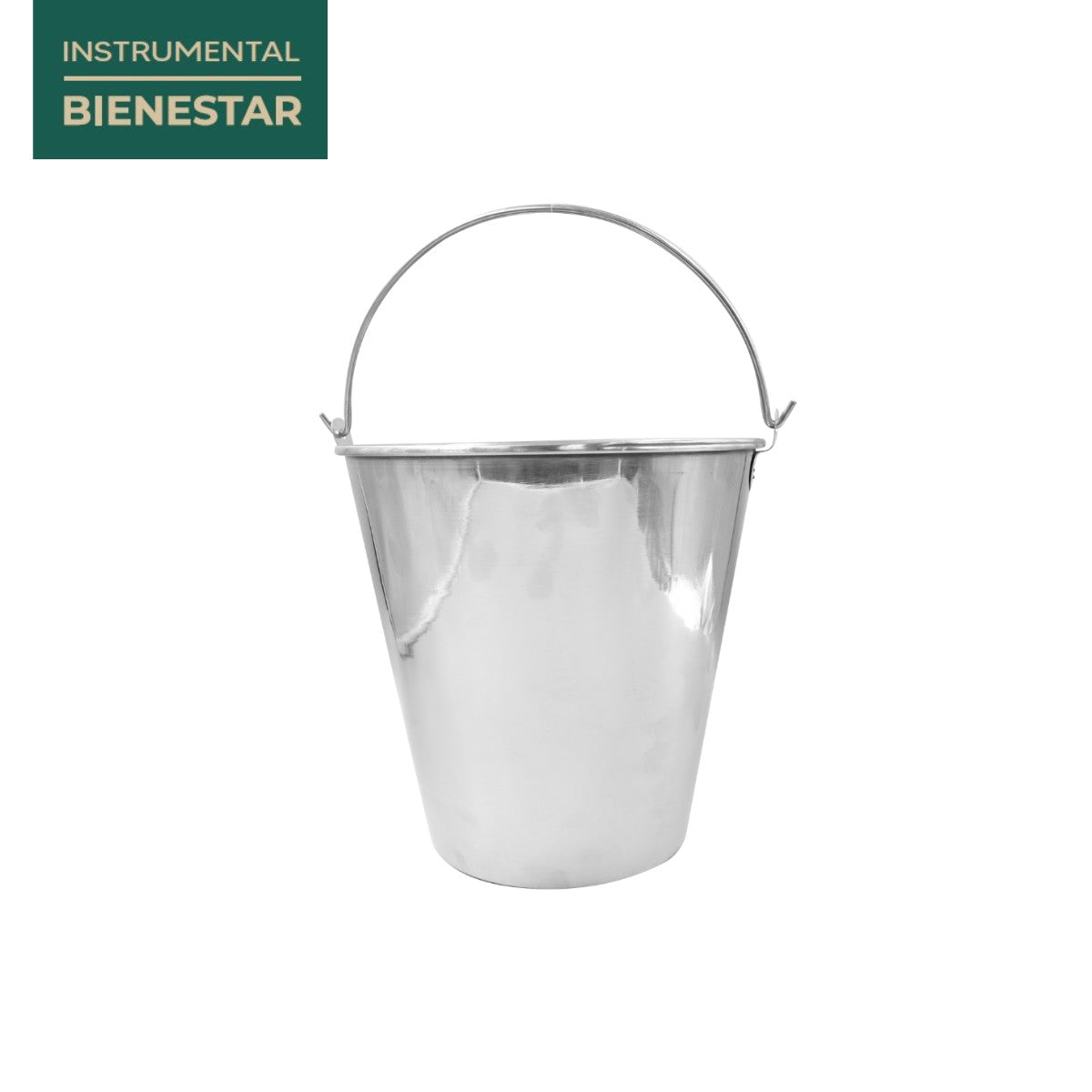 Cubeta Médica de Acero Inoxidable de 12 litros
