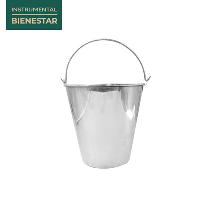 Cubeta Médica de Acero Inoxidable de 12 litros