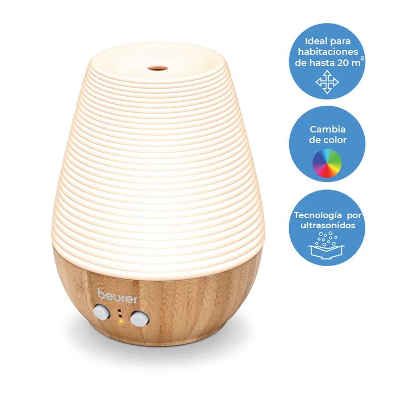 Difusor de Aroma de Bambú y Porcelana / LA40 Marca Beurer