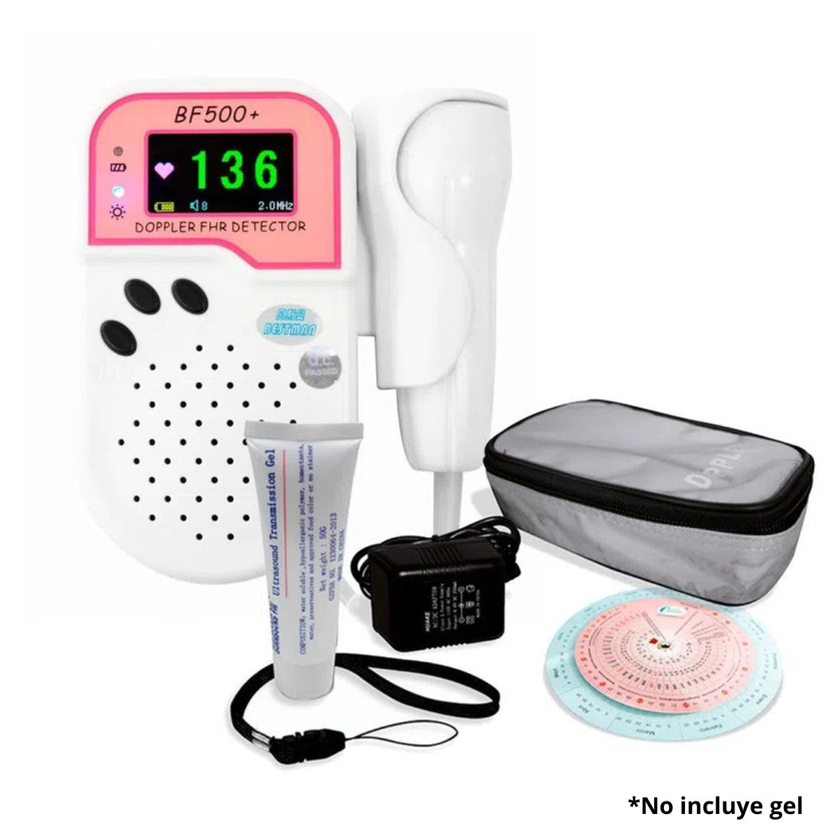 Doppler fetal digital de bolsillo de 2 mhz Bestman
