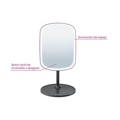 Espejo cosmético con iluminación BS47 limited edition cherry Beurer