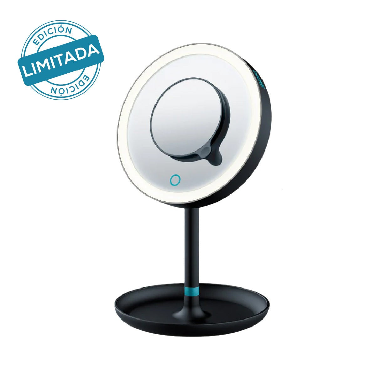 Espejo para Maquillarse con Luz LED y Sensor Touch, Incluye Espejo Magnético Extra de 5 Aumentos / BS45BF23 Beurer®