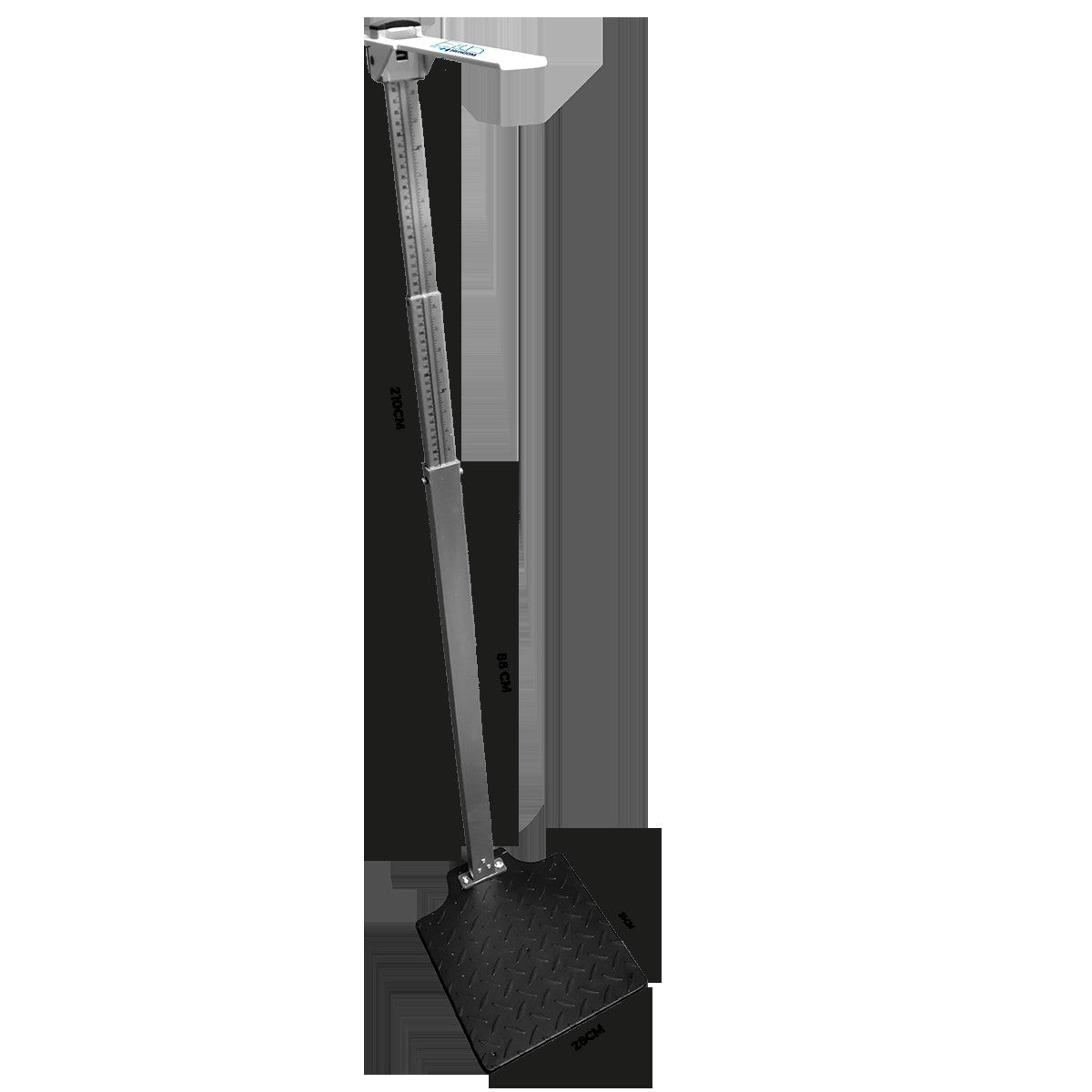 Estadímetro/Tallímetro, Medidor de Altura Metálico de Alta Resistencia - Modelo MPS200C Marca Fith