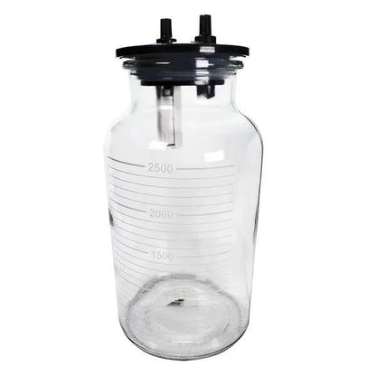 Frasco de 2500ml para aspirador quirúrgico, fabricado en vidrio Aspiradores